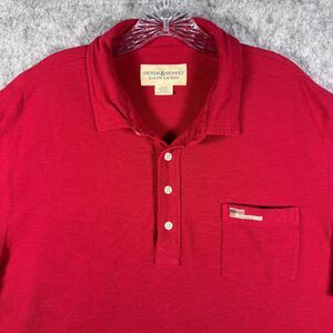 Ralph Lauren Denim Supply Polo Shirt Mens XL Red Office Classic Golf Casual